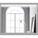 Зеркало BelBagno SPC-UNO 90 см, с подсветкой, белый, SPC-UNO-900-800-TCH