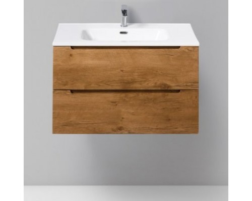 Тумба под раковину BelBagno Etna-800-2C-SO-RN-P 80 см подвесная, цвет натуральный дуб (rovere nature)