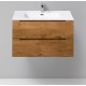 Тумба под раковину BelBagno Etna-800-2C-SO-RN-P 80 см подвесная, цвет натуральный дуб (rovere nature)