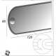 Зеркало Cezares 45030 120x80 см настенное с подсветкой
