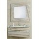 Тумба под раковину Clarberg Papyrus wood 100 Pap-w.01.10/LIGHT, цвет - светлое дерево