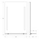Зеркало с полочкой и LED-светильниками Evoform Ledline-S BY 2160 50х75 см