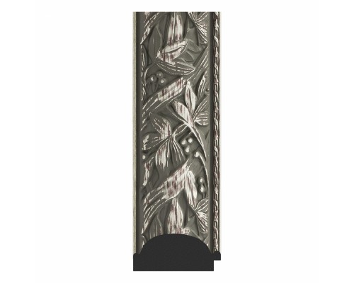 Зеркало в багетной раме Evoform Exclusive BY 3598 79 x 169 см, византия серебро