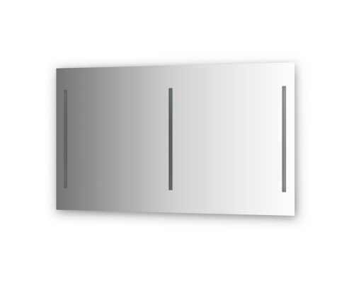 Зеркало EVOFORM Ledline BY 2122 с 3-мя встроенными LED-светильниками 16 W 130х75 cм