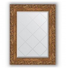 Зеркало с гравировкой в багетной раме Evoform Exclusive-G BY 4013 55 x 72 см, виньетка бронзовая