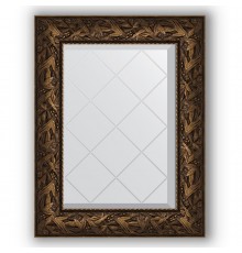 Зеркало с гравировкой в багетной раме Evoform Exclusive-G BY 4029 59 x 76 см, византия бронза