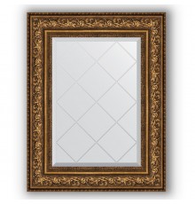 Зеркало с гравировкой в багетной раме Evoform Exclusive-G BY 4040 60 x 78 см, виньетка состаренная бронза