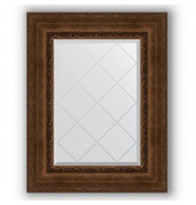 Зеркало с гравировкой в багетной раме Evoform Exclusive-G BY 4042 62 x 80 см, состаренная бронза с орнаментом