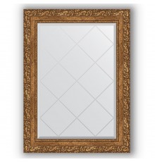 Зеркало с гравировкой в багетной раме Evoform Exclusive-G BY 4099 65 x 87 см, виньетка бронзовая