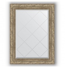 Зеркало с гравировкой в багетной раме Evoform Exclusive-G BY 4100 65 x 87 см, виньетка античное серебро