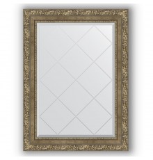 Зеркало с гравировкой в багетной раме Evoform Exclusive-G BY 4102 65 x 87 см, виньетка античная латунь