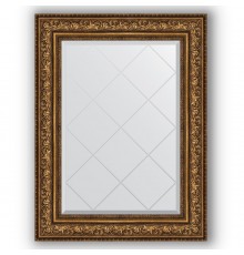 Зеркало с гравировкой в багетной раме Evoform Exclusive-G BY 4126 70 x 93 см, состаренная бронза