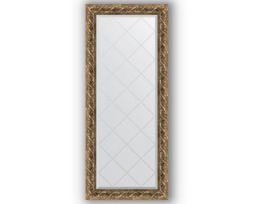 Зеркало с гравировкой в багетной раме Evoform Exclusive-G BY 4141 66 x 155 см, фреска
