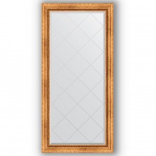 Зеркало с гравировкой в багетной раме Evoform Exclusive-G BY 4275 76 x 158 см, римское золото