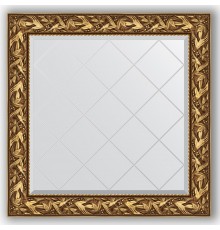 Зеркало с гравировкой в багетной раме Evoform Exclusive-G BY 4328 89 x 89 см, византия золото