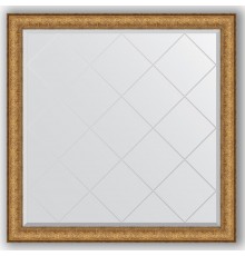 Зеркало с гравировкой в багетной раме Evoform Exclusive-G BY 4438 104 x 104 см, медный эльдорадо