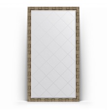 Зеркало с гравировкой в багетной раме Evoform Exclusive-G Floor BY 6347 108 x 198 см, серебряный бамбук