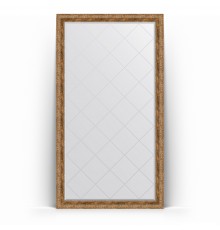Зеркало с гравировкой в багетной раме Evoform Exclusive-G Floor BY 6354 110 x 200 см, виньетка античная бронза