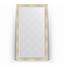 Зеркало с гравировкой в багетной раме Evoform Exclusive-G Floor BY 6368 114 x 204 см, травленое серебро