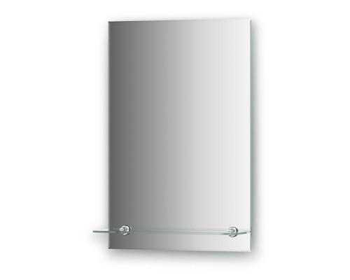 Зеркало с полочкой Evoform ATTRACTIVE, BY 0502, с фацетом 5 мм, 40 x 60 см