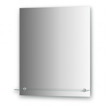 Зеркало с полочкой Evoform ATTRACTIVE BY 0505, с фацетом 5 мм, 60 x 70 см