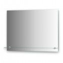 Зеркало с полочкой Evoform ATTRACTIVE, BY 0516, с фацетом 5 мм, 80 x 60 см