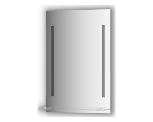 Зеркало с полочкой и LED-светильниками Evoform Ledline-S BY 2160 50х75 см