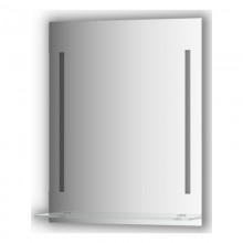 Зеркало с полочкой и LED-светильниками Evoform Ledline-S BY 2162 60х75 см