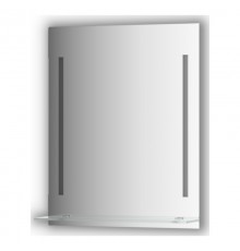 Зеркало с полочкой и LED-светильниками Evoform Ledline-S BY 2162 60х75 см