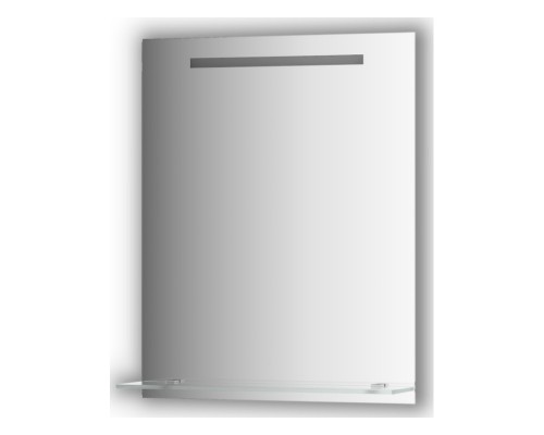 Зеркало с полочкой и LED-светильником Evoform Ledline-S BY 2154 60х75 см