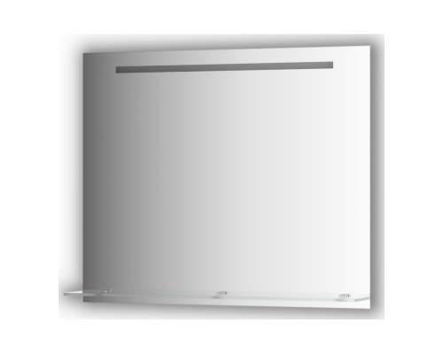 Зеркало с полочкой и LED-светильником Evoform Ledline-S BY 2157 90х75 см