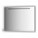 Зеркало с полочкой и LED-светильником Evoform Ledline-S BY 2158 100х75 см