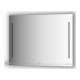 Зеркало с полочкой и LED-светильником Evoform Ledline-S BY 2166 100х75 см