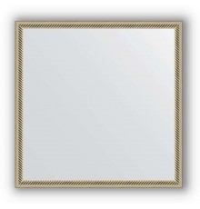 Зеркало в багетной раме Evoform Definite BY 0605 58 x 58 см, витое серебро