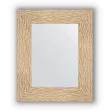 Зеркало в багетной раме Evoform Definite BY 3021 46 x 56 см, золотые дюны