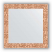 Зеркало в багетной раме Evoform Definite BY 3146 66 x 66 см, соты медь