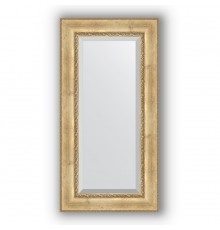 Зеркало в багетной раме Evoform Exclusive BY 3506 62 x 122 см, состаренное серебро с орнаментом