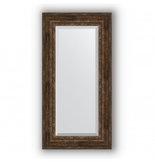 Зеркало в багетной раме Evoform Exclusive BY 3508 62 x 122 см, состаренное дерево с орнаментом