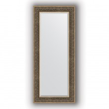 Зеркало в багетной раме Evoform Exclusive BY 3553 64 x 149 см, вензель серебряный