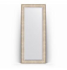 Зеркало в багетной раме Evoform Exclusive Floor BY 6136 85 x 205 см, виньетка серебро