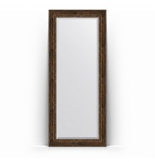 Зеркало в багетной раме Evoform Exclusive Floor BY 6140 87 x 207 см, состаренное дерево с орнаментом