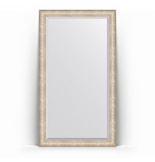 Зеркало в багетной раме Evoform Exclusive Floor BY 6176 115 x 205 см, виньетка серебро