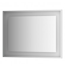 Зеркало в багетной раме и LED-светильником Evoform Ledside BY 2205 100х75 см