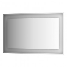 Зеркало в багетной раме и LED-светильником Evoform Ledside BY 2207 120х75 см