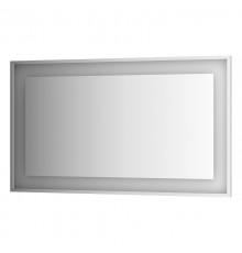 Зеркало в багетной раме и LED-светильником Evoform Ledside BY 2208 130х75 см