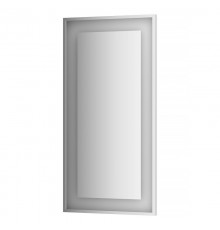 Зеркало в багетной раме и LED-светильником Evoform Ledside BY 2214 60х120 см