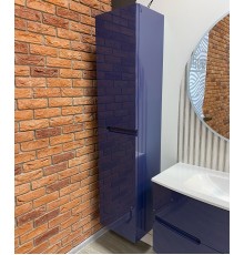 Шкаф-пенал Jacob Delafon Nona 40 х 175 см, тёмно-синий глянцевый, шарниры слева, EB1893LRU-G98