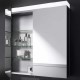 Зеркало-шкаф Keuco Royal Reflex New 24203 171301 80x70x15 см с двойной подсветкой