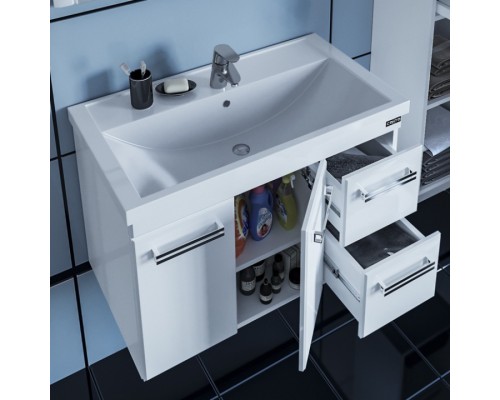 Тумба под раковину СаНта Меркурий 80 209004, подвесная