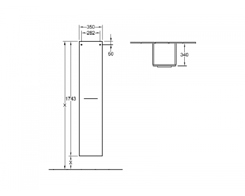 Шкаф-пенал Villeroy&Boch Verity Design B024 00 DH